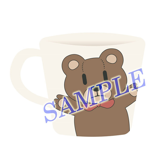 美羽のマコちゃん風クマちゃんマグ
